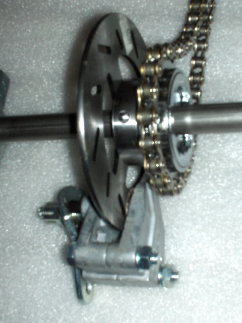 Freewheel disc brake adapter Outlet