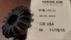Peerless Differential Gear, Bevel (16 teeth) Part # 778132 (Old Part #778067)
