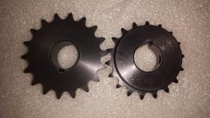 41 B 18 tooth Sprocket 1" ID 1/4" keyway & 2 set screws