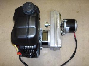 Honda GXH50 Hybrid Drive with 24 Volt Currie Electric Motor