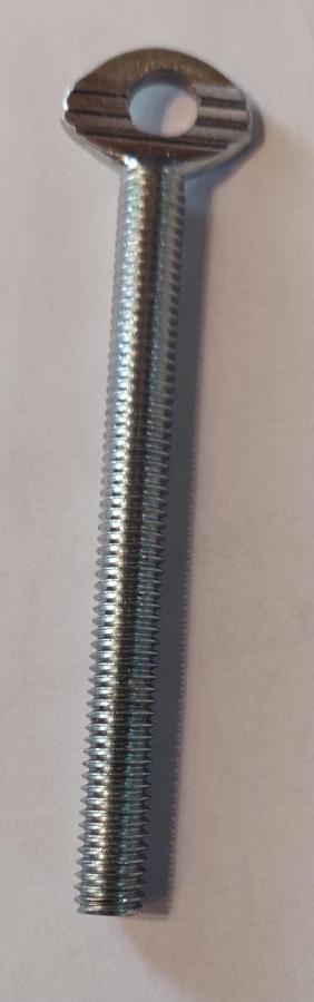 3/8-16 x 4"  Drilled Thumb Screw with std & Keps nut