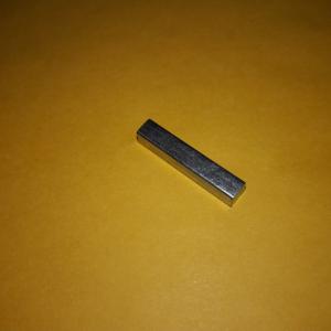 Carbon steel Key 3/16" x 3/16" x 1" long Zinc Plated Carbon steel Key 3/16" x 3/16" x 1" long Zinc Plated