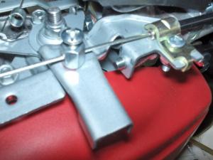 Conduit Clip, nylock nut & screw for the Honda GXH50