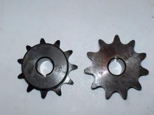 Sprocket 41 B 11 Tooth 1/2" ID HT with 1/8 Key Way and two Set Screws.
