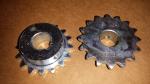35 B 16 tooth 5/8" ID Sprocket machined to .60" wide for Axle Mount kits
