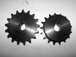 Sprocket 41 B 17 Tooth 5/8" ID with Key way and two set screws