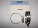 Dixon STAINLESS STEEL Hose Clamp HS-20 or # 20  3/4" to 1-3/4"
