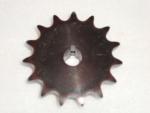 Sprocket 41 B 15 Tooth 1/2" ID HT with a 1/8 Key Way and two set screws