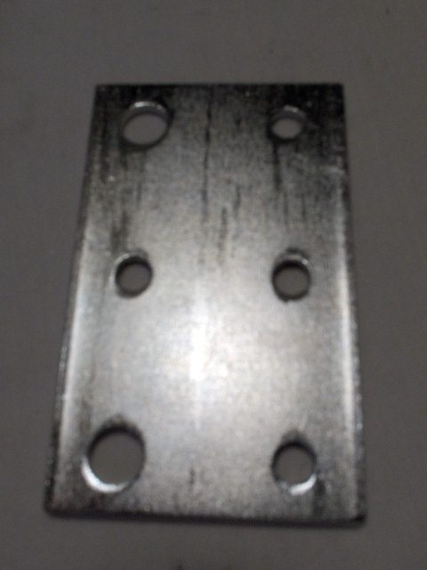 Six Hole Sprocket Idler Bracket - Two 3/8" Holes