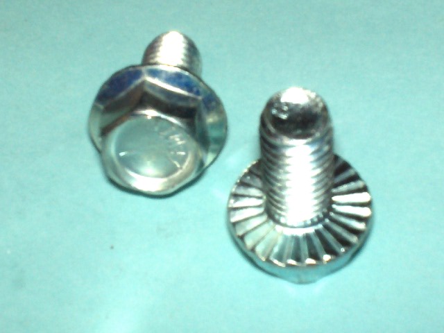 3/8-16 x 5/8" WHIZ LOCK Serrated Head Zinc Plated.
