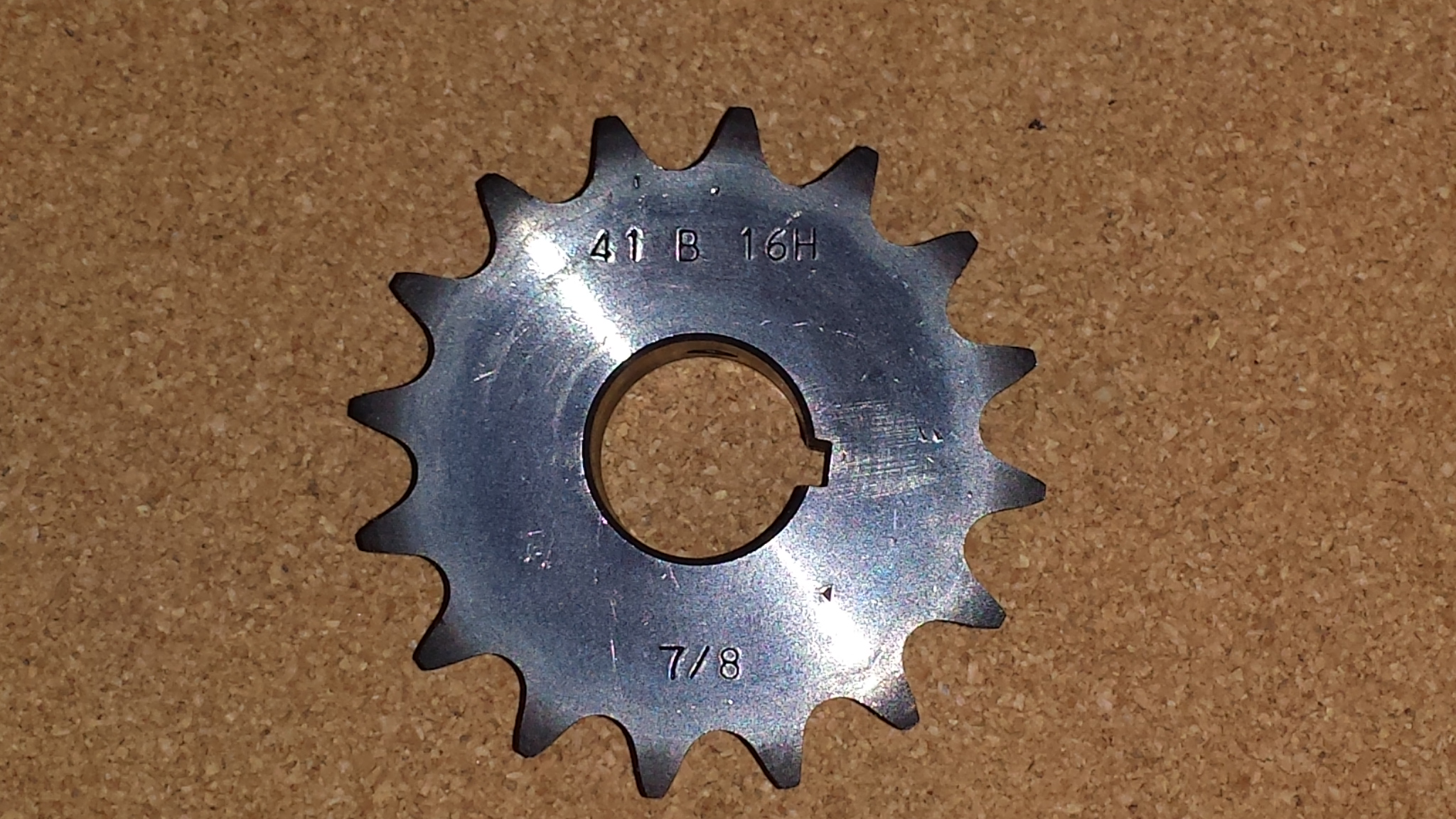 41 B 16 tooth 7/8" ID with 3/16 keyway