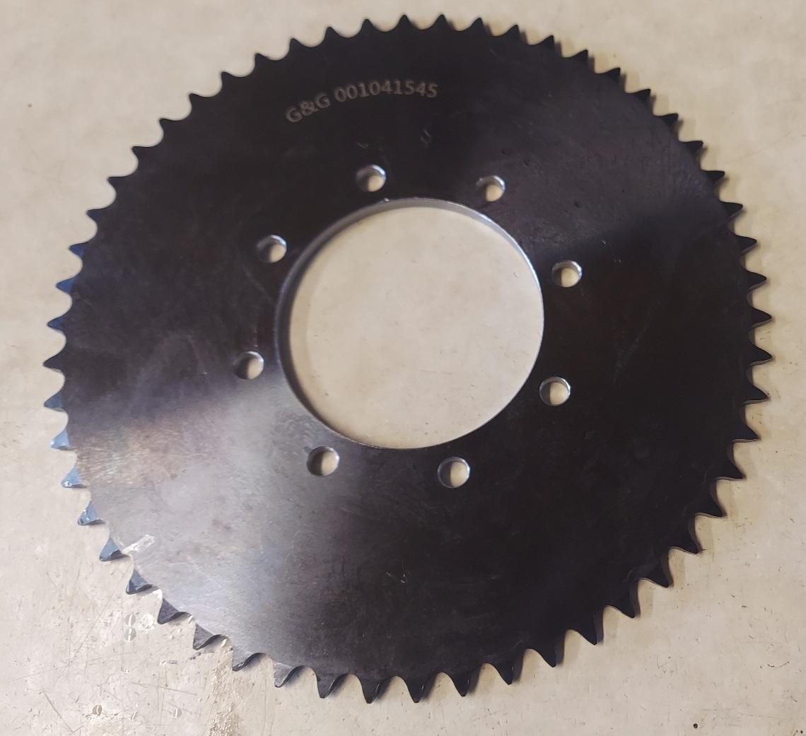 41 A 72 Tooth 8 HOLE Sprocket Peerless H 110-001 Series Differential
