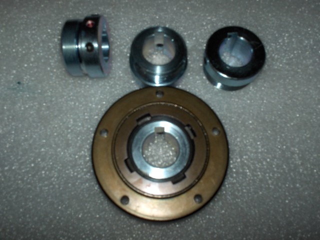 20 mm ID LEFT HAND 1.375 x 24 Adaptor for freewheel sprockets .9" wide 2 set screws 6 mm keyway