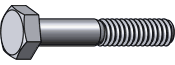 6 mm -1.0 x 40 mm 8.8 Hex Head Cap Screw Zinc Plated