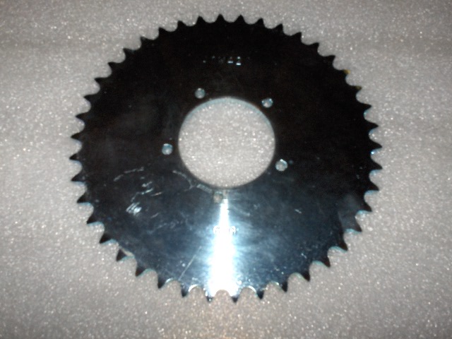 Sprocket 41 A 42 Tooth 5 hole Machined for Left or Right hand flanged Freewheels