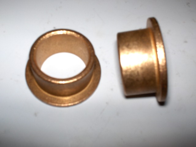 Oilube - Oil Impregnated Powdered Metal Flanged Bearings - Bushing 1 ID x 1-1/4 OD x 3/4 wide