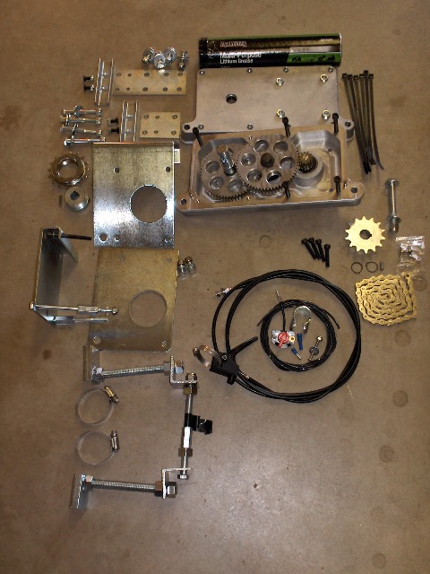Trike Kit Less the Engine Fits Honda GX35 & others
