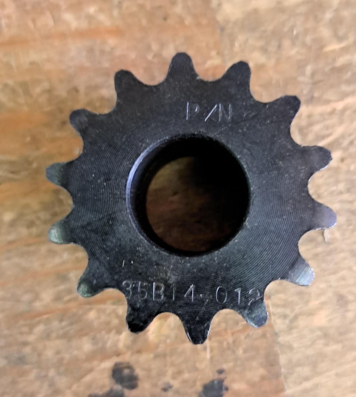 35 B 14 T 3/4" ID  No Keyway and No Set Screws