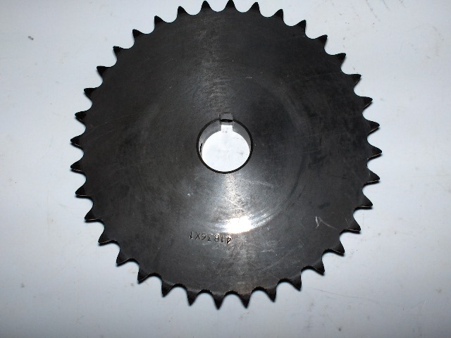 Sprocket 41 B 36 Tooth 1" ID 1/4" key way with two set screws