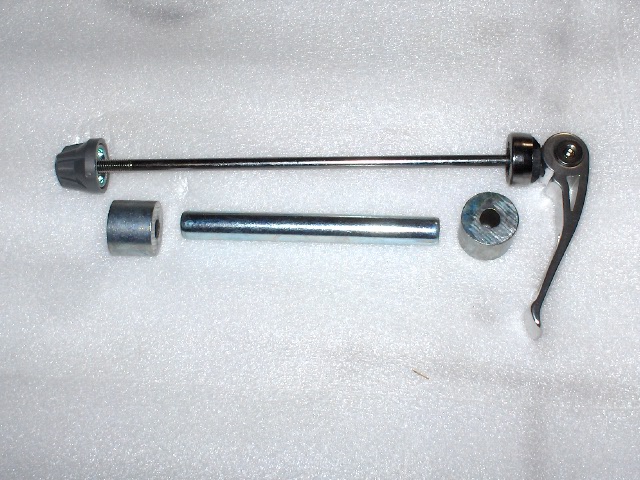 Skewers, Alloy Rear 5m -.80  x  161  mm with Three Spacers