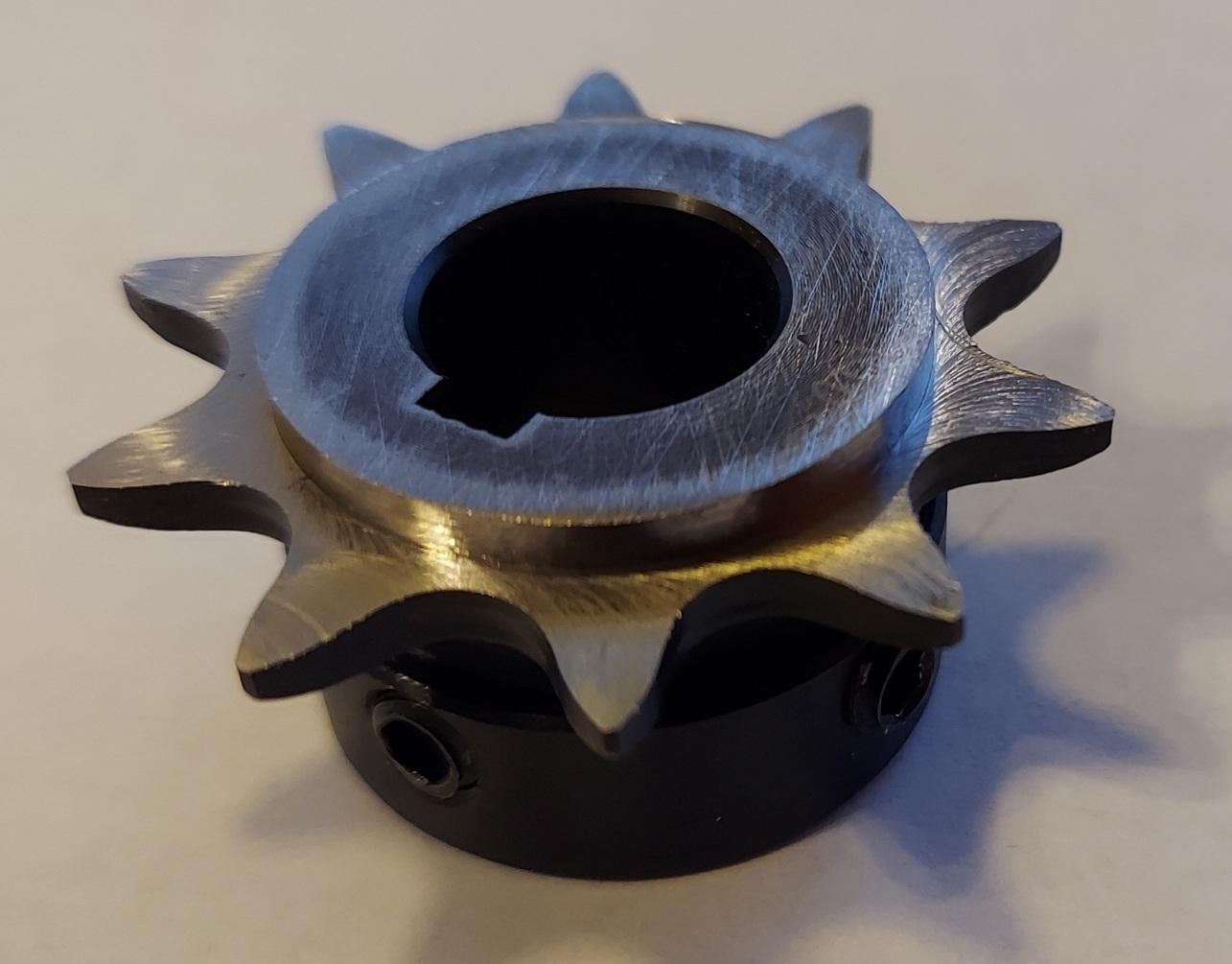 410 B 10 Tooth Sprocket 5/8" ID 1/2" x 1/8"