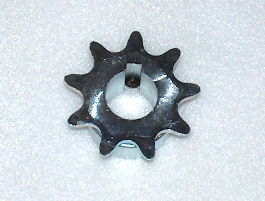 Sprocket 410 B 09 Tooth 5/8" ID, 3/16" keyway, two set screws