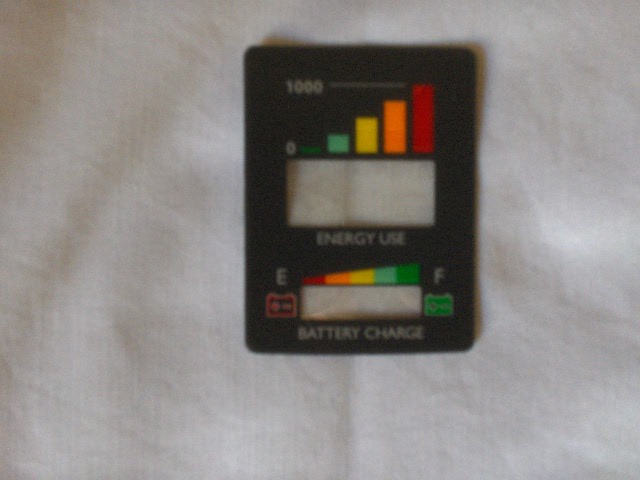 EV Warrior 70704 Graphic Overlay, Bar Meter.