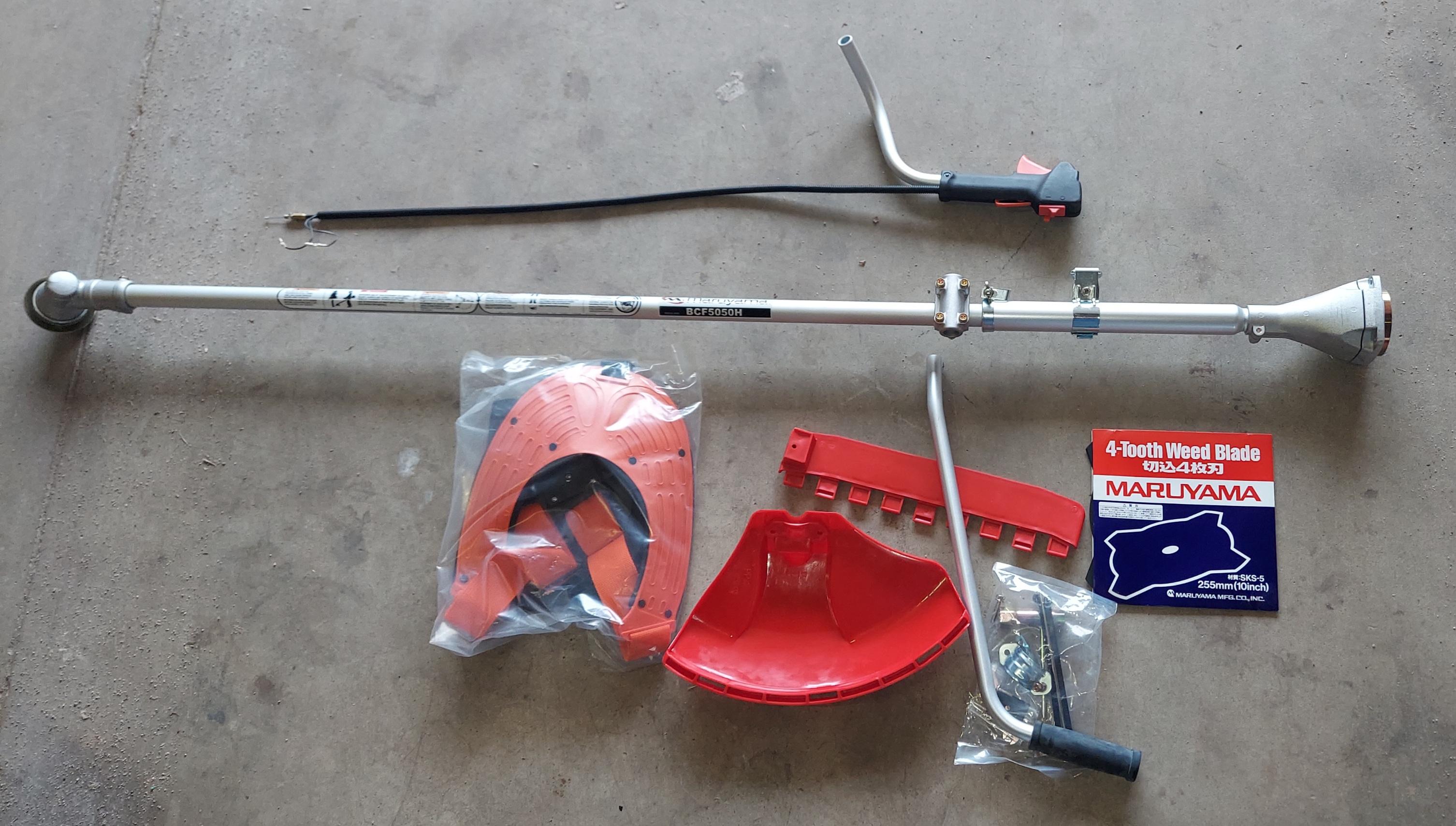 Maruyama Handheld BCF5050H Straight - shaft Brush Cutter LESS the Engine