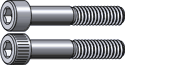 1/4-20 x 1-1/2" Socket Head Cap Screw black