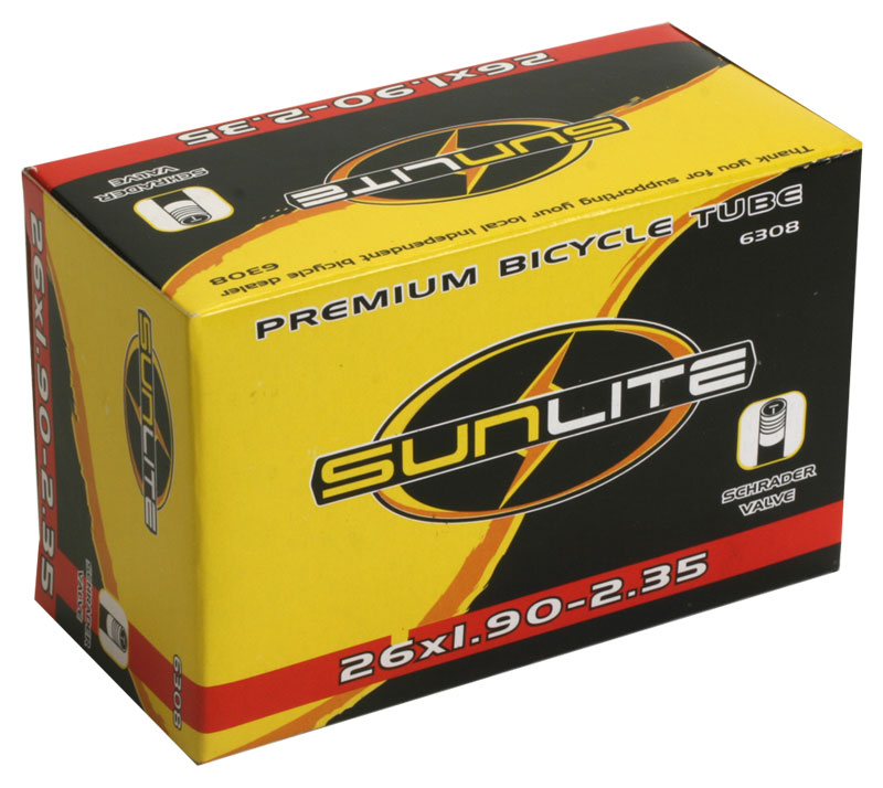 Premium Bicycle Tube Sun Lite 26" x 1.90"  to 2.35"  # 6308