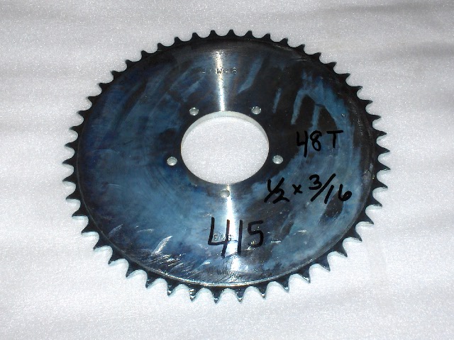 415 A 48 Tooth 2.11" ID with Five Drilled holes.