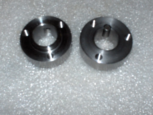 Sprocket Adaptor 20 mm ID x .8" wide, 6mm Keyway and 2 Set Screws