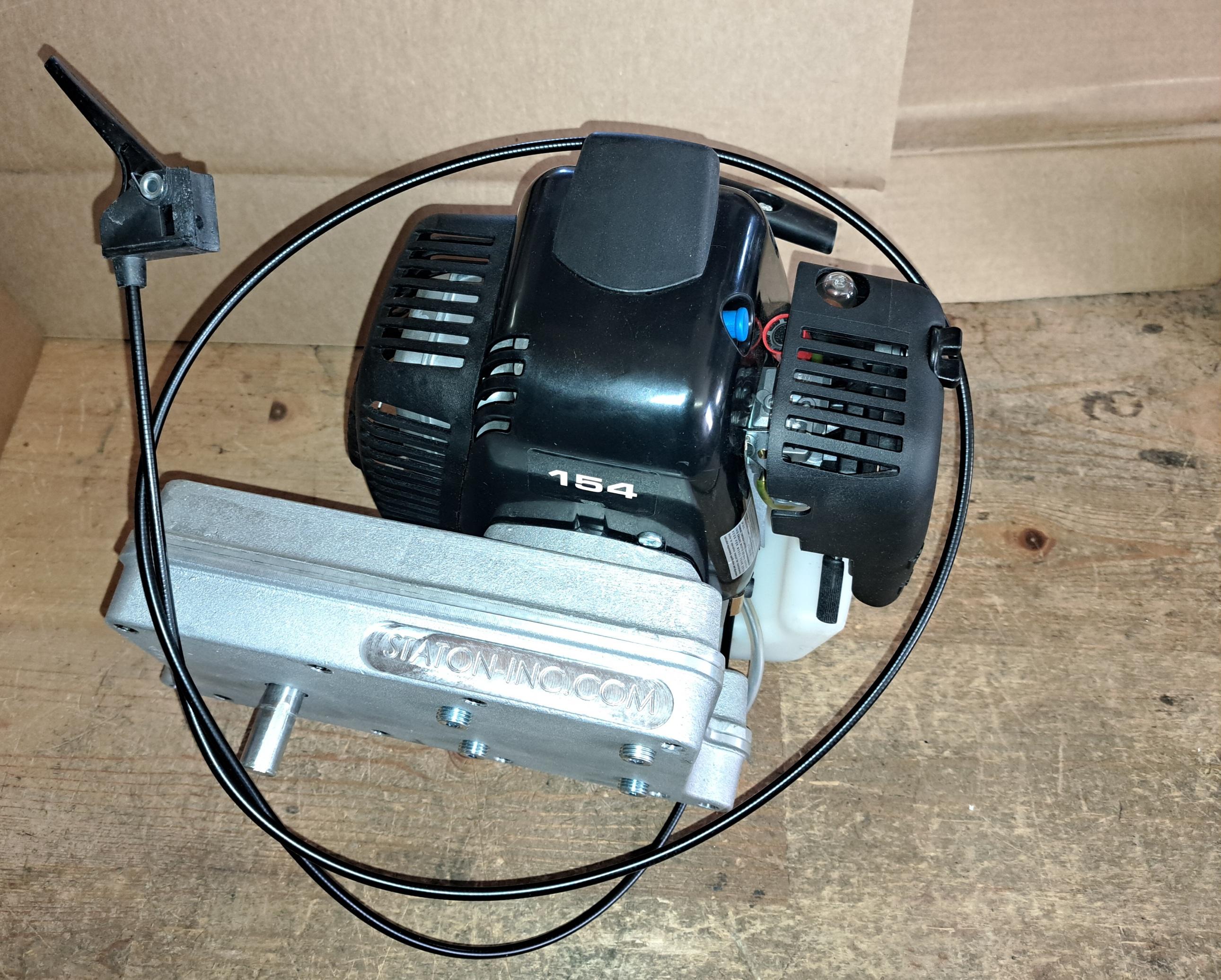 SOLO Typ: 154 54.2cc 3.0 hp with 18.75 to 1 Outside Drive gearbox