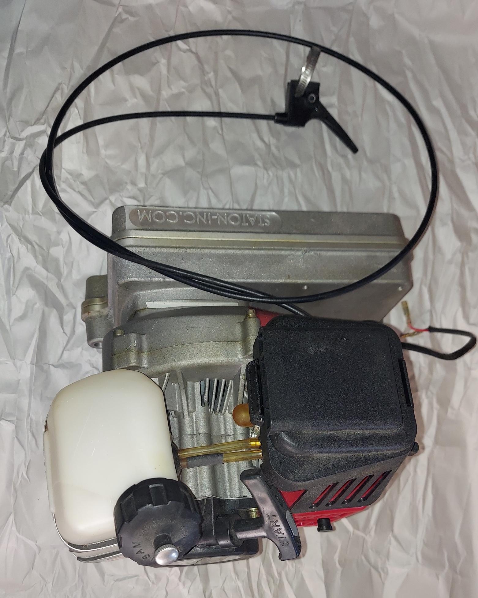 18.75 to 1 gearbox with 71cc 2.4kw Two Cycle engine