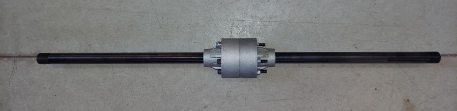 35 inch length 1" OD, 1/8" keyway differential assembly for Pedicabs, trike & motorized wheelbarrow