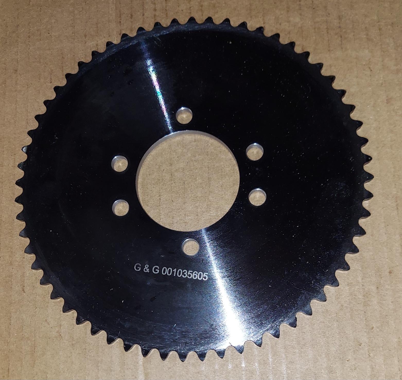 35 A 60 Tooth 6 HOLE Sprocket for the Peerless 100 Series - 141-D Differential