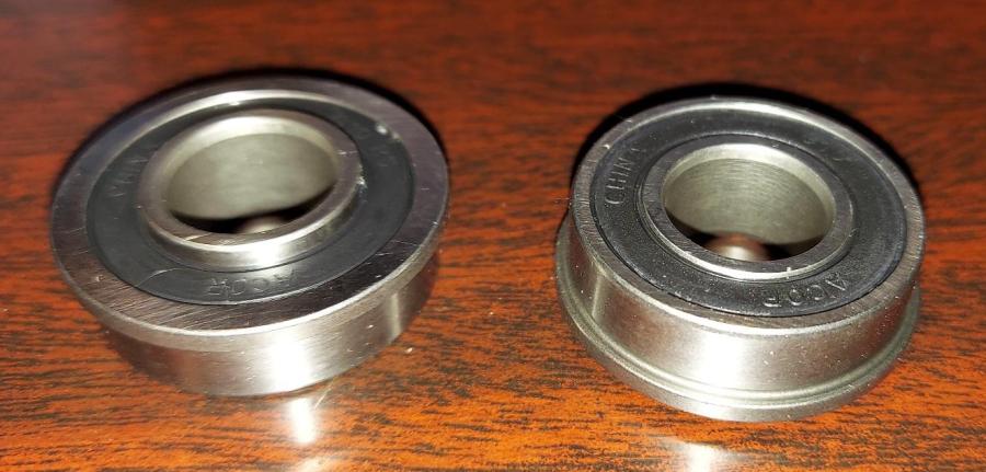 5/8" x 1-3/8" x .437" Low Speed Flange Ball Bearing black Seals both sides Acor 58138