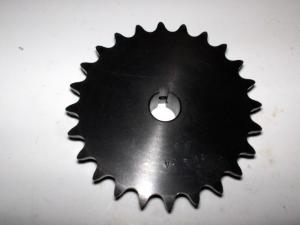 Sprocket 41 B 24 tooth 5/8" ID 3/16" keyway 2 set screws # 41B24HF-010