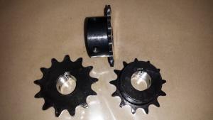 #43 or 410 B 13 Tooth Sprocket 3/4" ID, 3/16" keyway, two set screws, Black Oxide