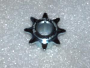 Z72 B 08 Tooth Sprocket 1/2" ID, 1/8" keyway NO Set Screw