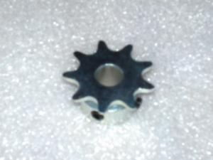 410 B 09 Tooth Sprocket 12mm ID two set screws No keyway