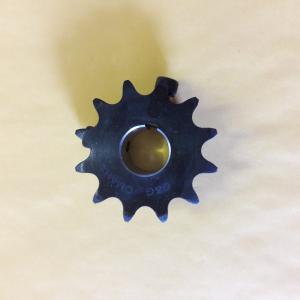 #43 B 12 Tooth Sprocket 18mm ID, two set screws, Black Oxide