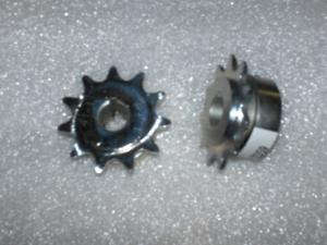 410 B 11 Tooth Sprocket 1/2" ID, 1/8" keyway & two set screws