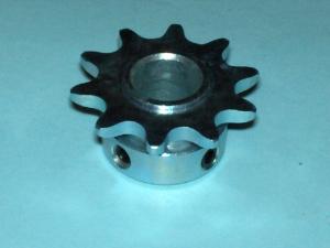 415 B 10 Tooth Sprocket 5/8" ID with a 3/16" keyway, two set screws