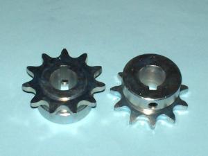 415 B 11 Tooth Sprocket 5/8" ID with a 3/16" key way, two set screws