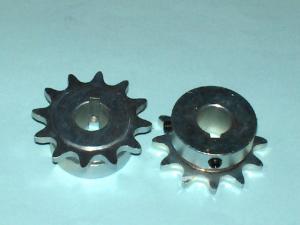 415 B 12 Tooth Sprocket 5/8" ID with a 3/16" keyway, two set screws