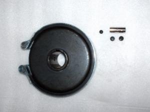 Brake with Band - 4" OD with 1" bore and 1/4" keyway