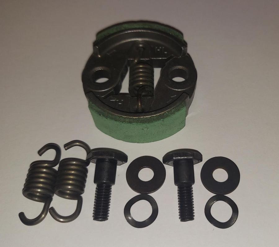 Fits Honda GX25 Clutch Rotor 52mm OD Two Shoes & three Springs, Bolts, washers
