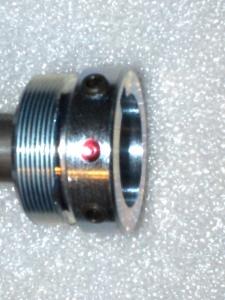 1” ID LEFT HAND x .9" wide 1.375 x 24 TPI Adaptor for freewheel sprockets 2 set screws 1/4" keyway