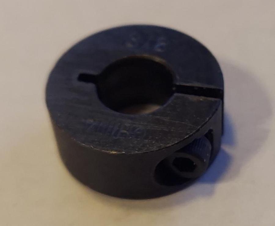 Shaft Collar 3/8" ID Single Split Steel Black Oxide